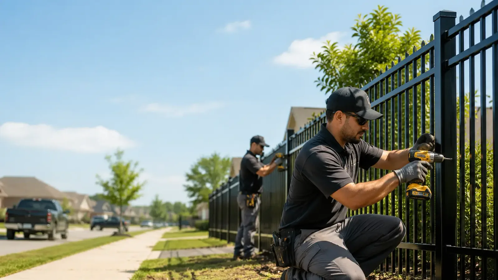 Metal Fence Installation in Coushatta, LA